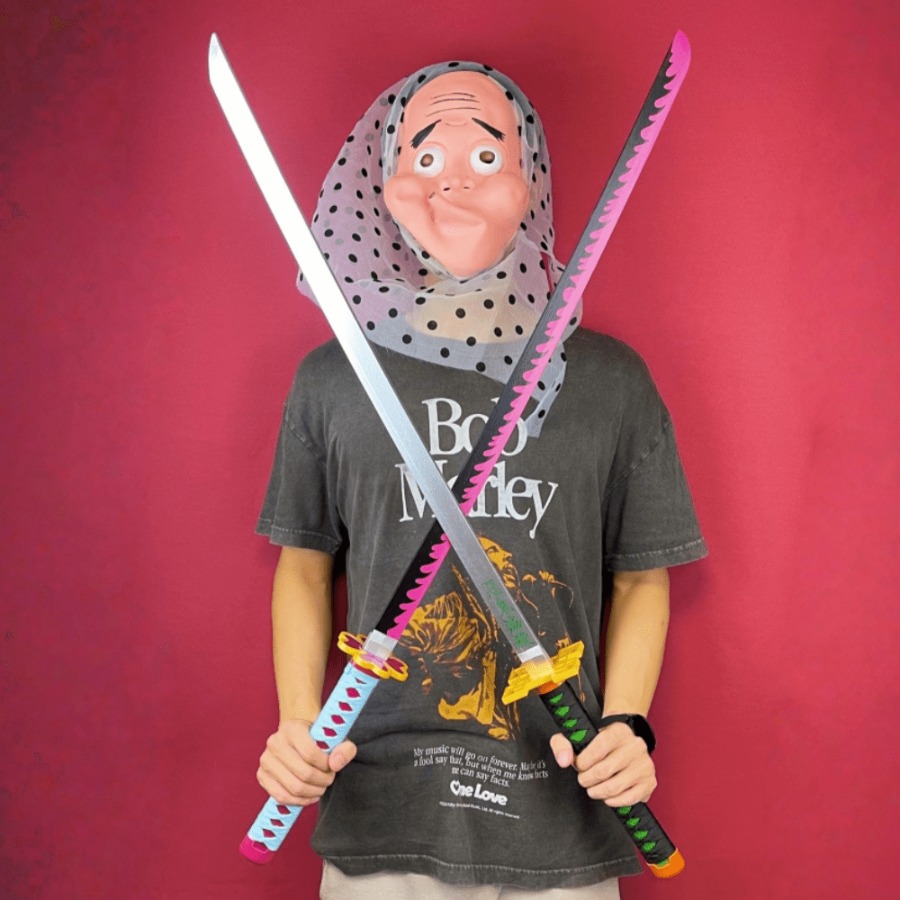 Anime Cosplay Real - 40inch Demon Slayer Muichirou Katana Samurai
