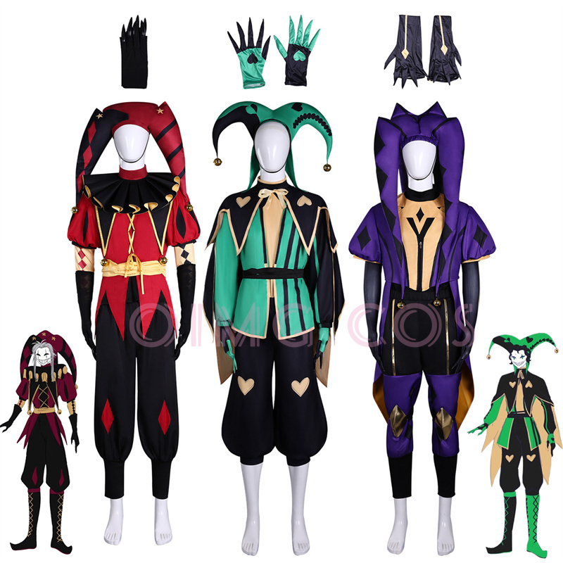 Anime Cosplay Party - TheFreakCircus Pierrot Cosplay Costume Harlequin Adult