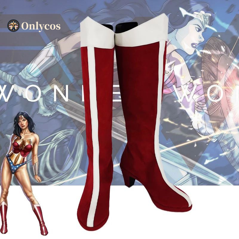 Anime Cosplay Party - Wonder Cosplay Woman Shoes Halloween Party