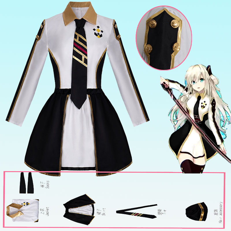 Anime Cosplay Clothes - Anime Womens Costume Cosplay Suit Sky