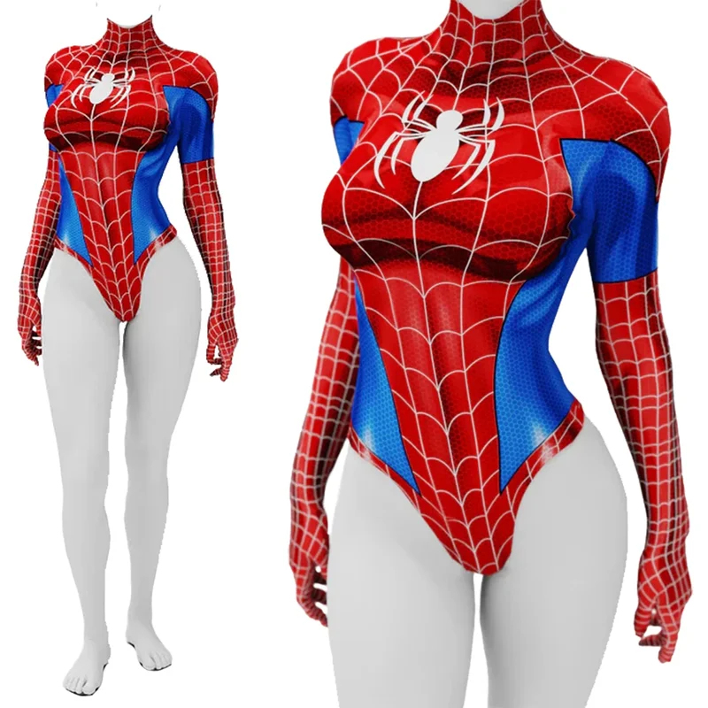 ▶❤MJ Spider Woman Cosplay Cost - Anime Cosplay Bikini reseña y precio