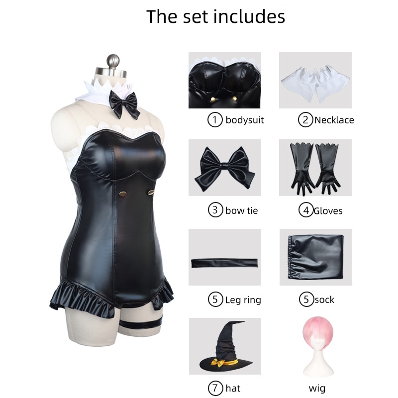 Re:Zero Rem Cosplay Costume Ma - Anime Cosplay Rem reseña y precio