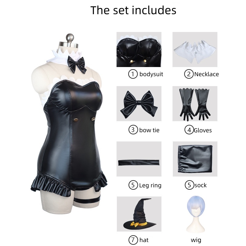 Re:Zero Rem Cosplay Costume Ma - Anime Cosplay Rem reseña y precio