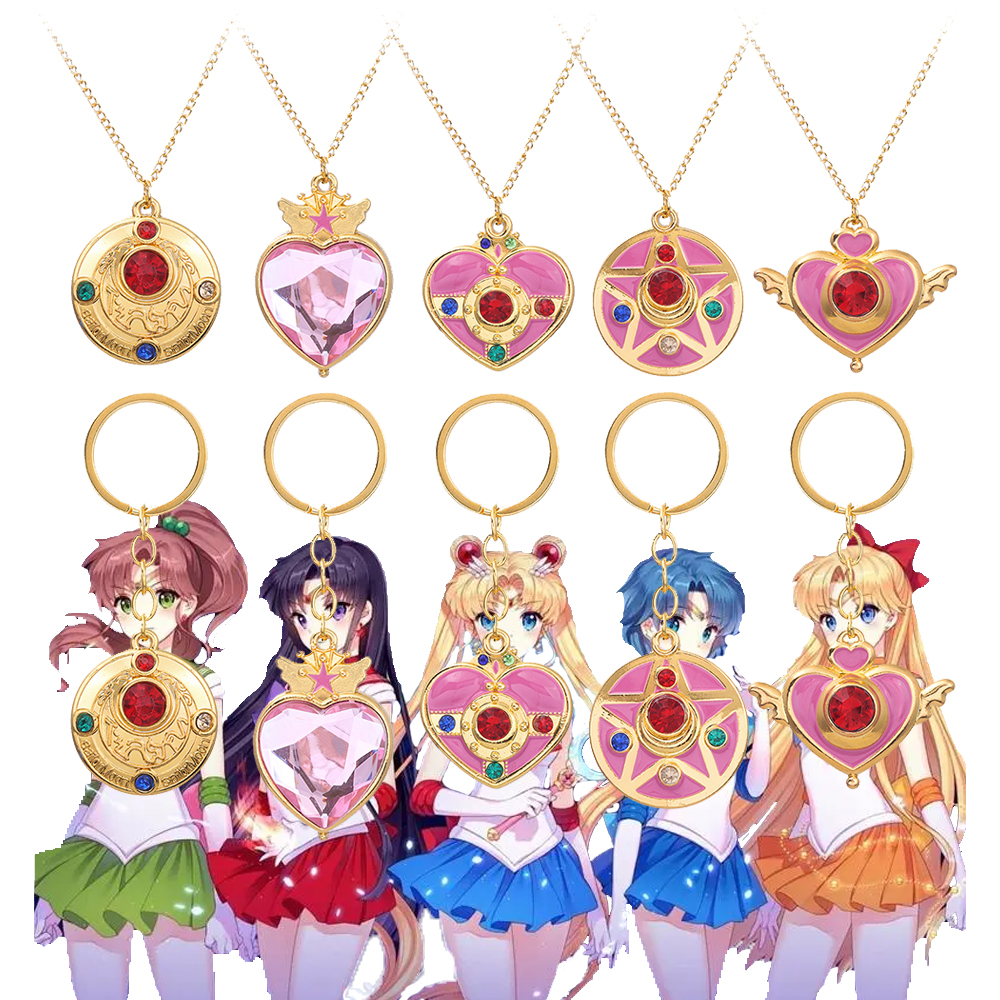Anime Cute Pink Girl Necklace  - Anime About Cosplay Girl reseña y precio