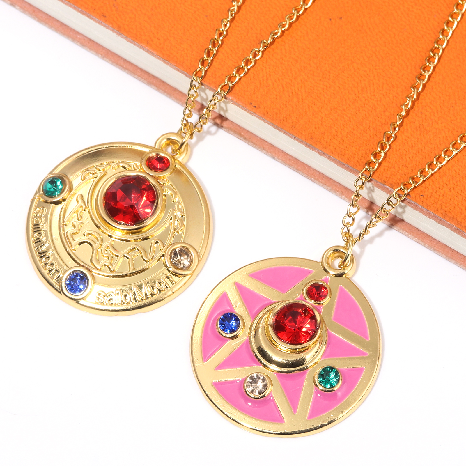 Anime Cute Pink Girl Necklace  - Anime About Cosplay Girl reseña y precio