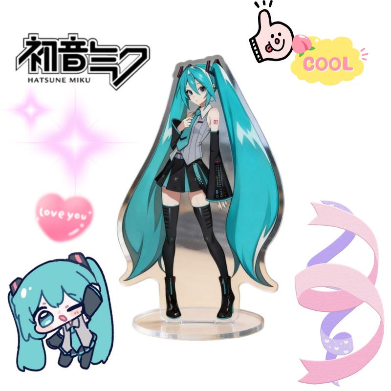 Hatsune Miku 10cm Acrylic Stan - Cosplay Anime N reseña y precio