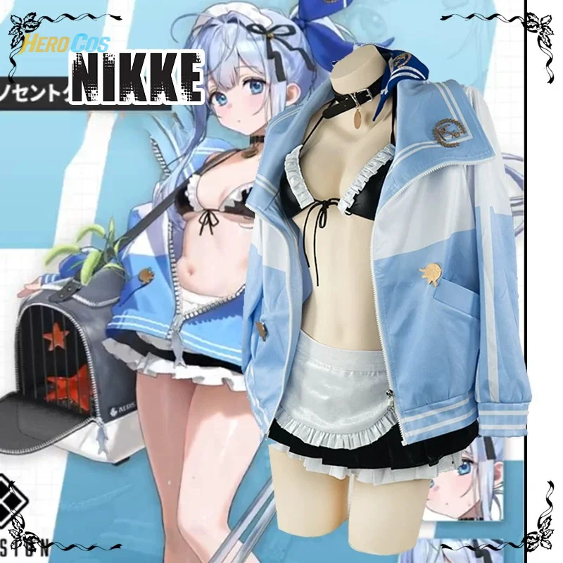 2025 Anchor Maid Cosplay NIKKE - Anime Cosplay Bikini reseña y precio