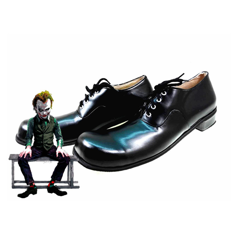34cm Leather Anime Clown Shoes - Anime Cosplay For Black Guys reseña y precio