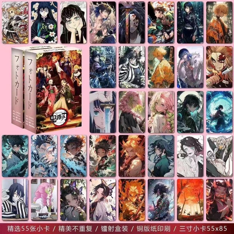 New Bandai 55pcs Demon Slayer  - Anime Cosplay Tanjiro reseña y precio