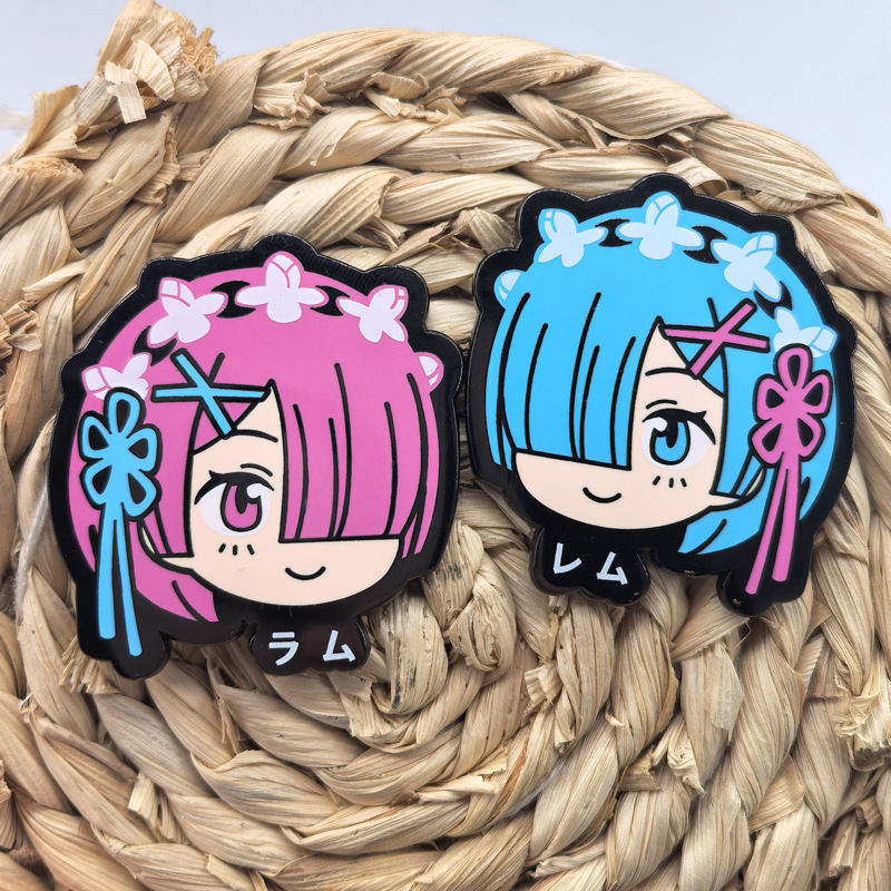 Ram Rem Metal Badges Anime Re: - Anime Cosplay Rem reseña y precio