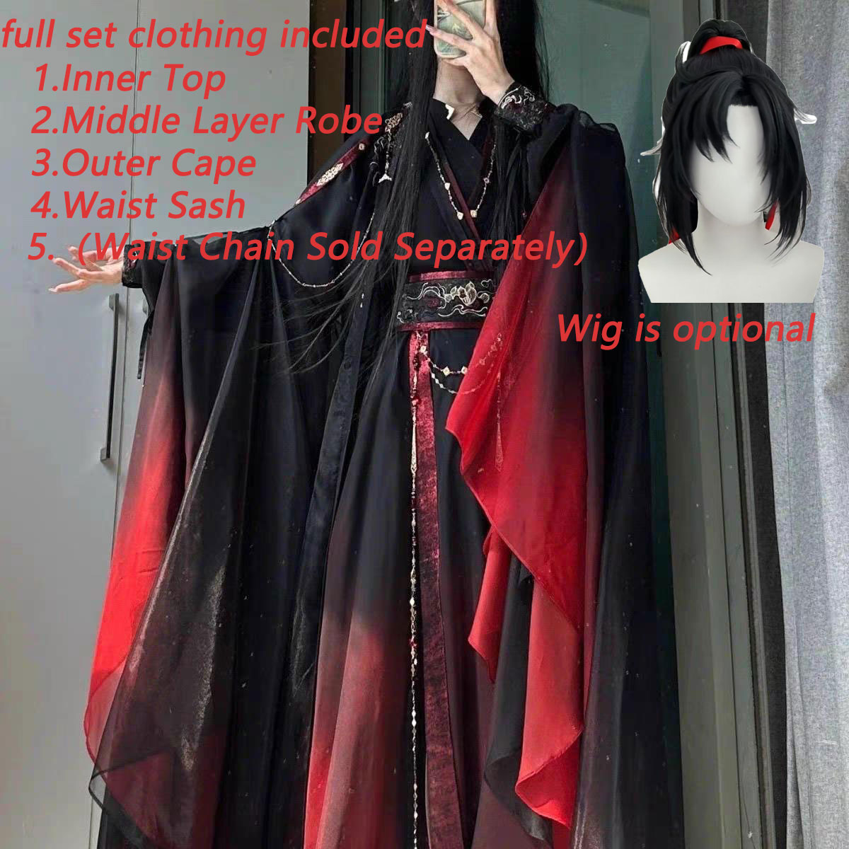 Unisex Ancient Chinese Xianxia - Anime Cosplay Clothes reseña y precio