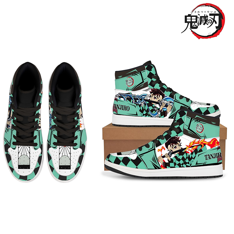 custom shoes Demon Slayer Anim - Anime Cosplay Tanjiro reseña y precio