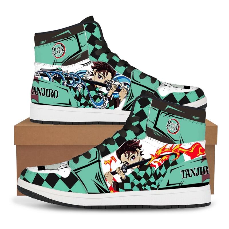 custom shoes Demon Slayer Anim - Anime Cosplay Tanjiro reseña y precio