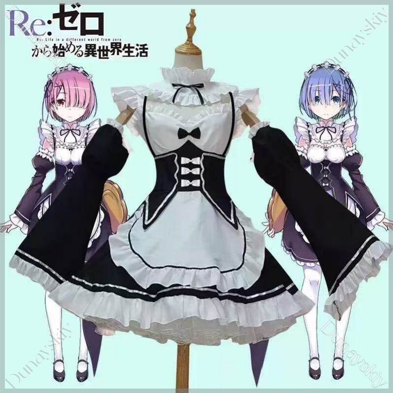 RE0 Rem Ram BJD Fits 100-170cm - Anime Cosplay Rem reseña y precio