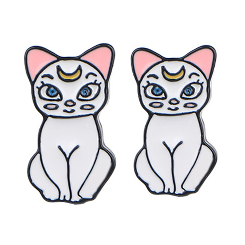 Korean Style Black Cat Earring - Anime Cosplay Korean Girl reseña y precio