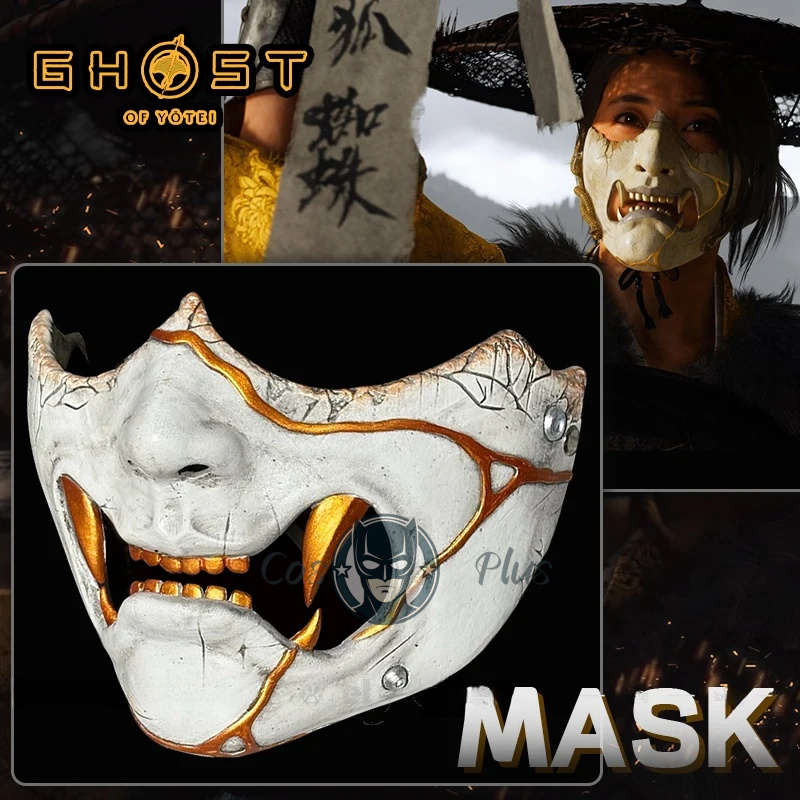 Game Ghost of Yotei Atsu Mask  - Anime Cosplay Party reseña y precio