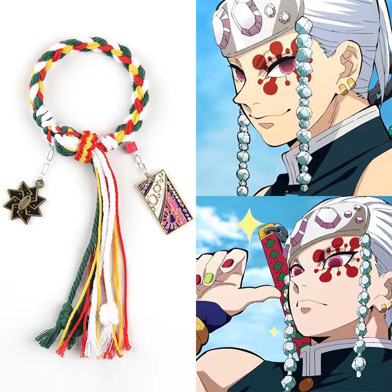 Demon Slayer Bracelet Tanjiro  - Anime Cosplay Tanjiro reseña y precio