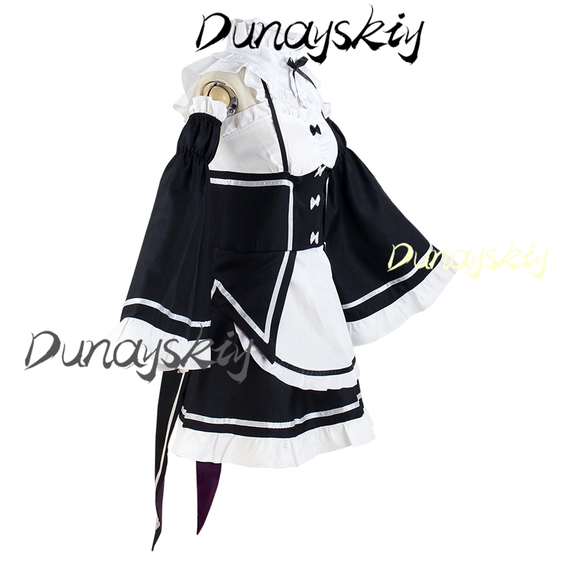 Rem Ram Cosplay Costume Anime  - Anime Cosplay Rem reseña y precio