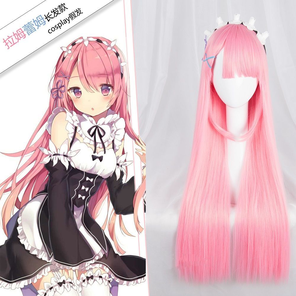 Re Zero Ram & Rem Cosplay Wig  - Anime Cosplay Rem reseña y precio