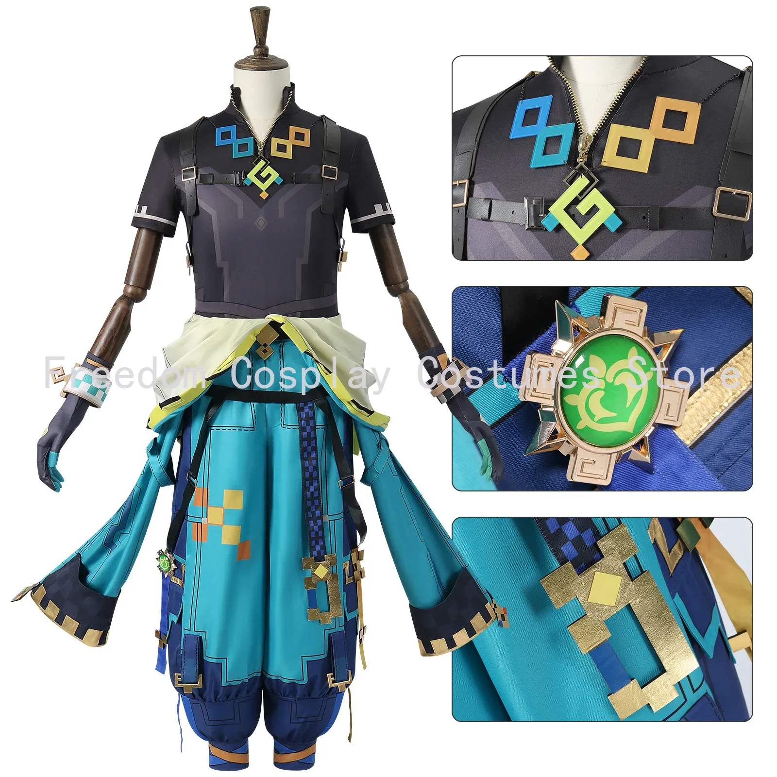 Game Genshin Impact Kinich Cos - Anime Cosplay Party reseña y precio