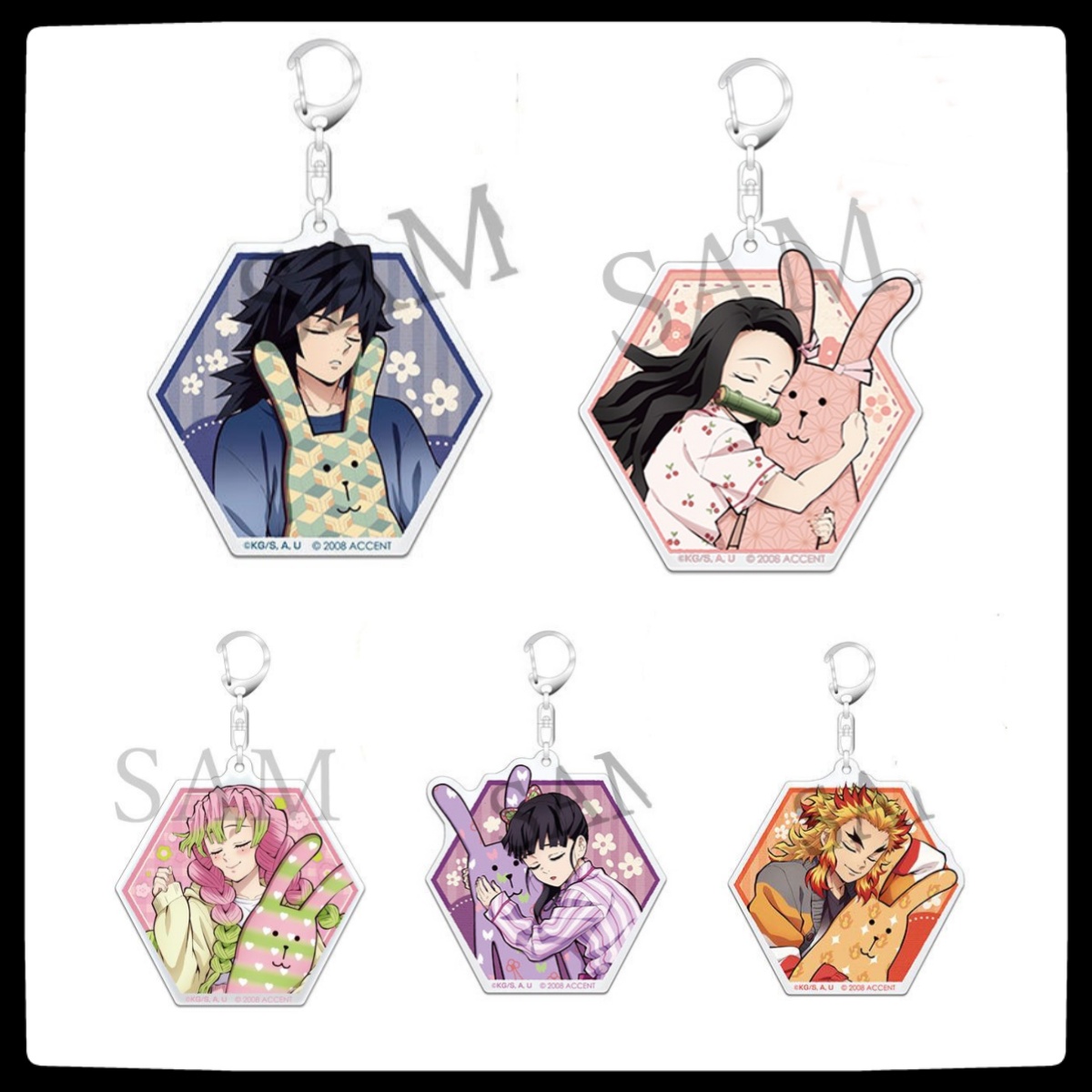 demon slayer acrylic keychain  - Anime Cosplay Tanjiro reseña y precio