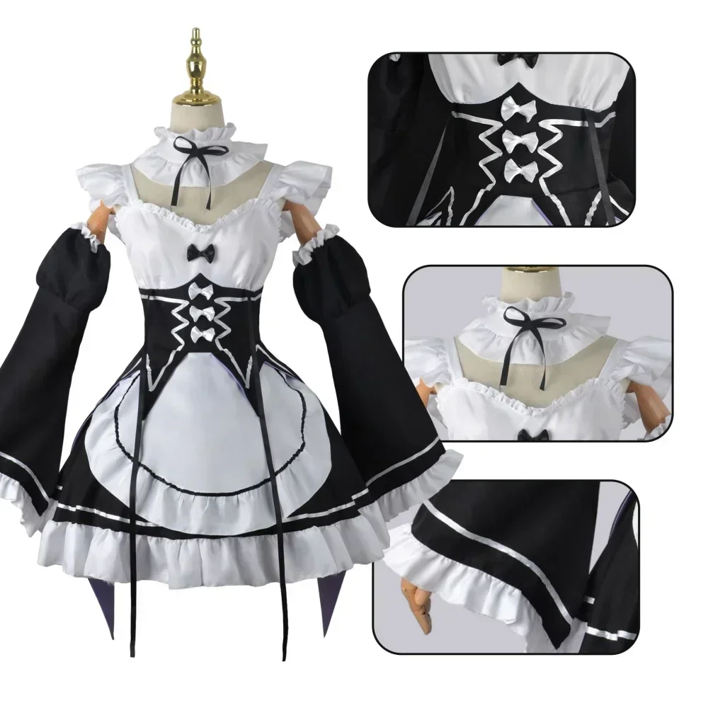 Anime Ram Rem Lolita Meid Cosp - Anime Cosplay Rem reseña y precio