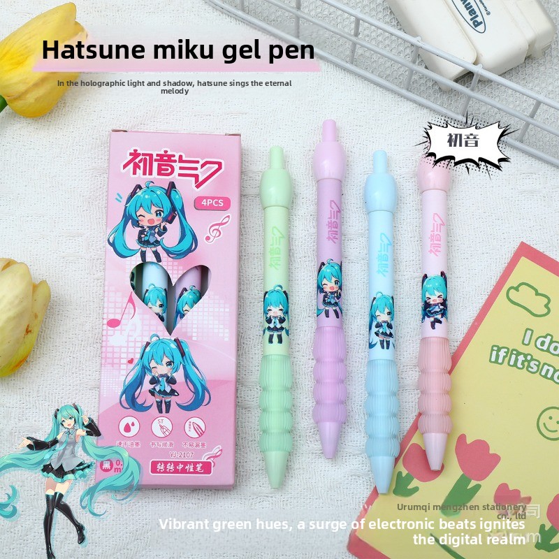 Kawaii Hatsune Miku Gel Pen Cu - Quick Anime Cosplay reseña y precio