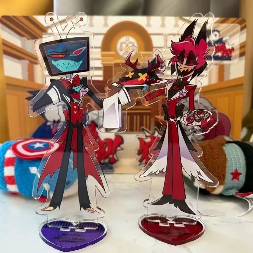 2pcs Hazbin Anime Peripherals  - Anime Cosplay Rental reseña y precio
