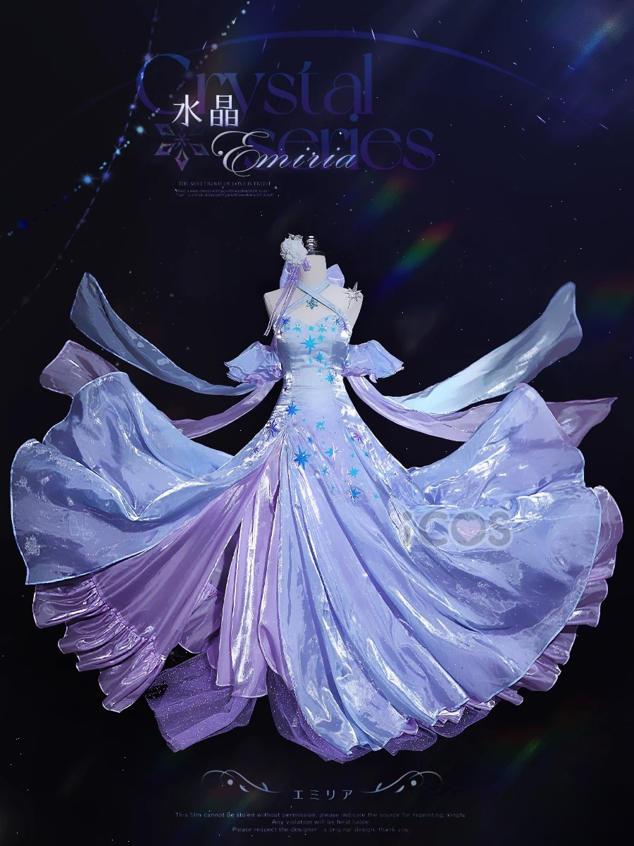 Emilia Rem Ice Crystal Formal  - Anime Cosplay Rem reseña y precio