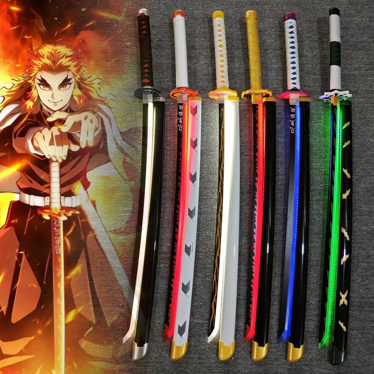 31/40inch Demon Slayer Katana  - Anime Cosplay Real reseña y precio