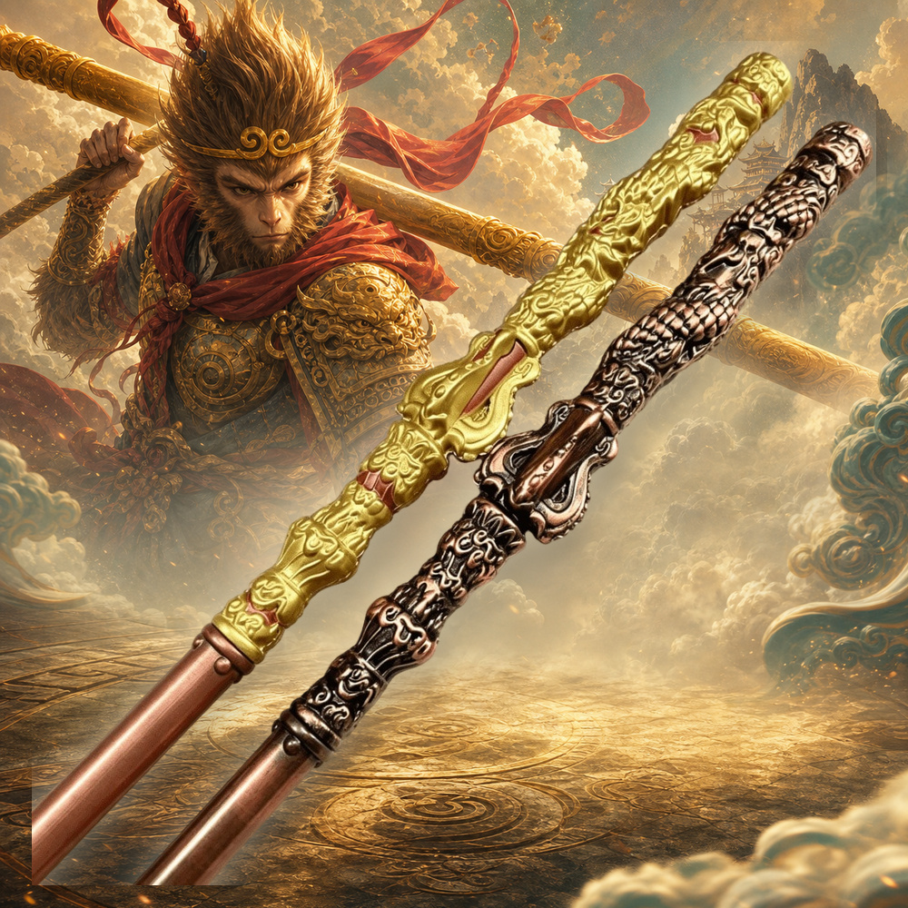 70inch 178cm Wukong Staff Monk - Anime Cosplay Real reseña y precio