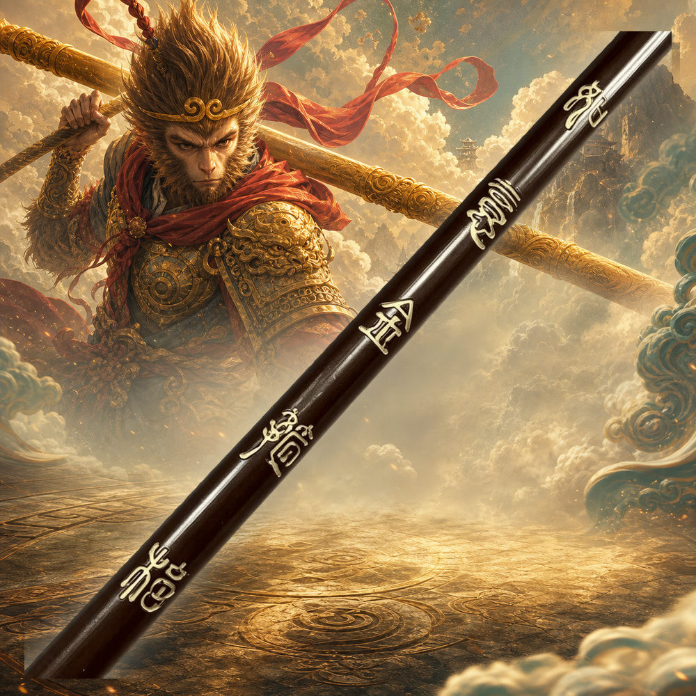 70inch 178cm Wukong Staff Monk - Anime Cosplay Real reseña y precio