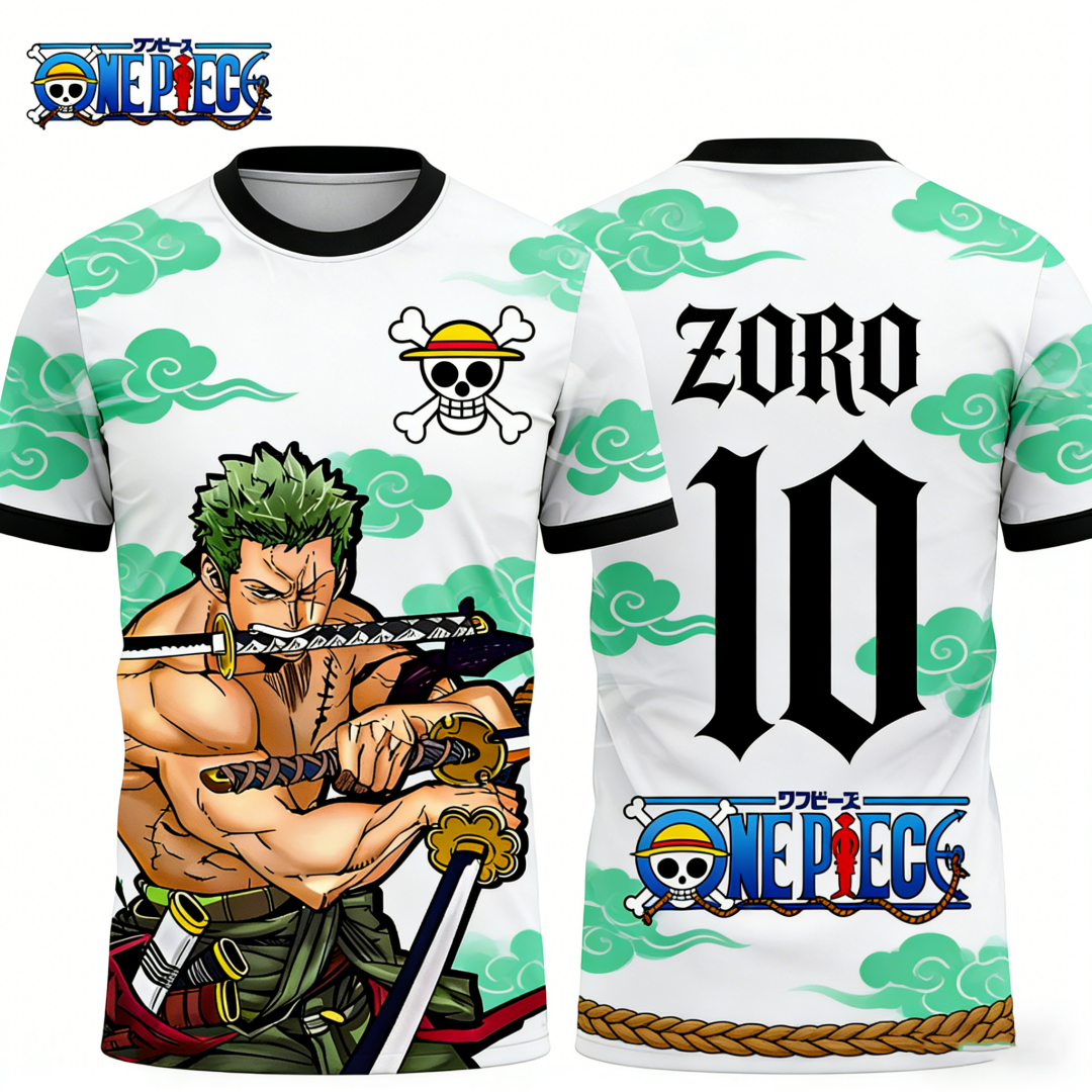 One Piece's Zoro Graphic T-shi - Quick Anime Cosplay reseña y precio