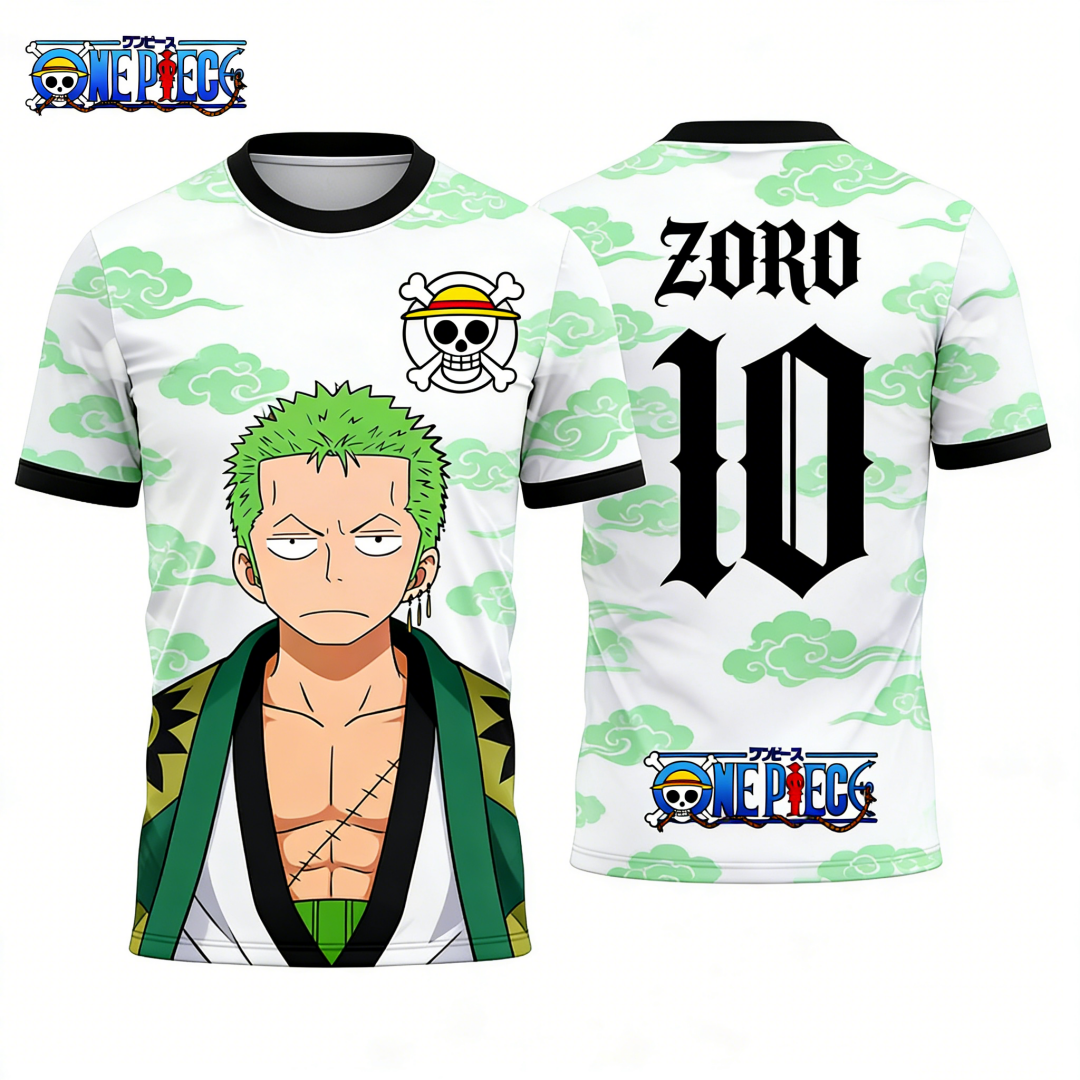 One Piece's Zoro Graphic T-shi - Quick Anime Cosplay reseña y precio