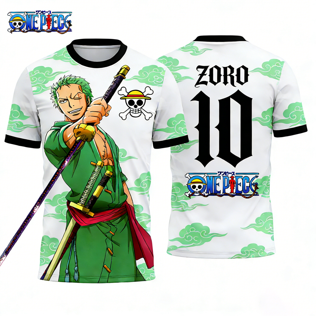 One Piece's Zoro Graphic T-shi - Quick Anime Cosplay reseña y precio