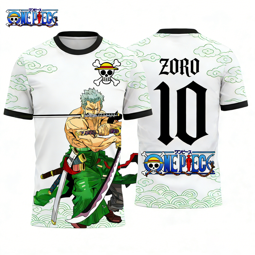 One Piece's Zoro Graphic T-shi - Quick Anime Cosplay reseña y precio