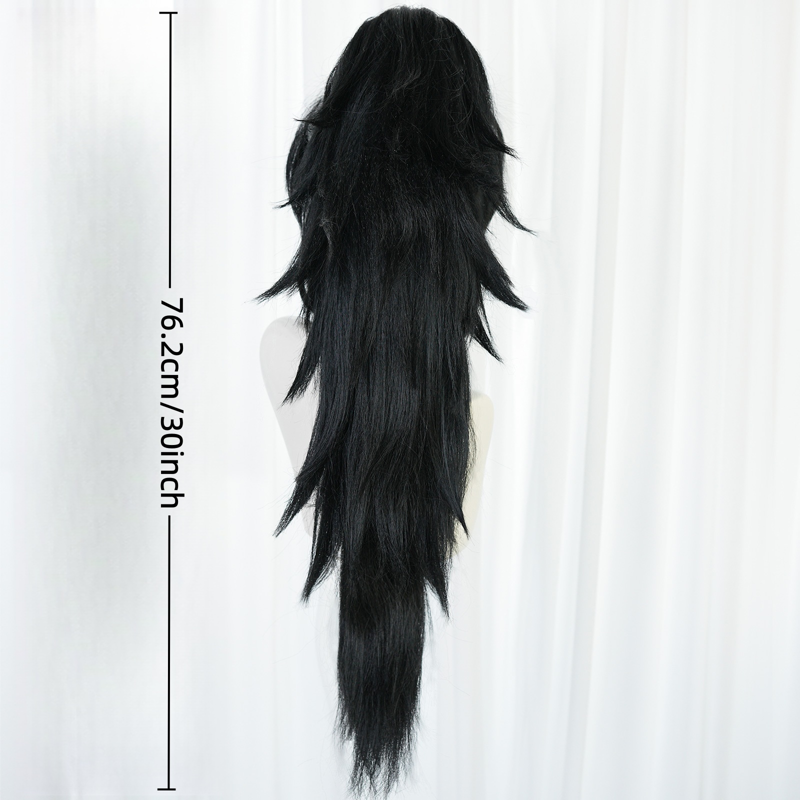 Anime cosplay wig black hairst - Cosplay Anime Expo reseña y precio