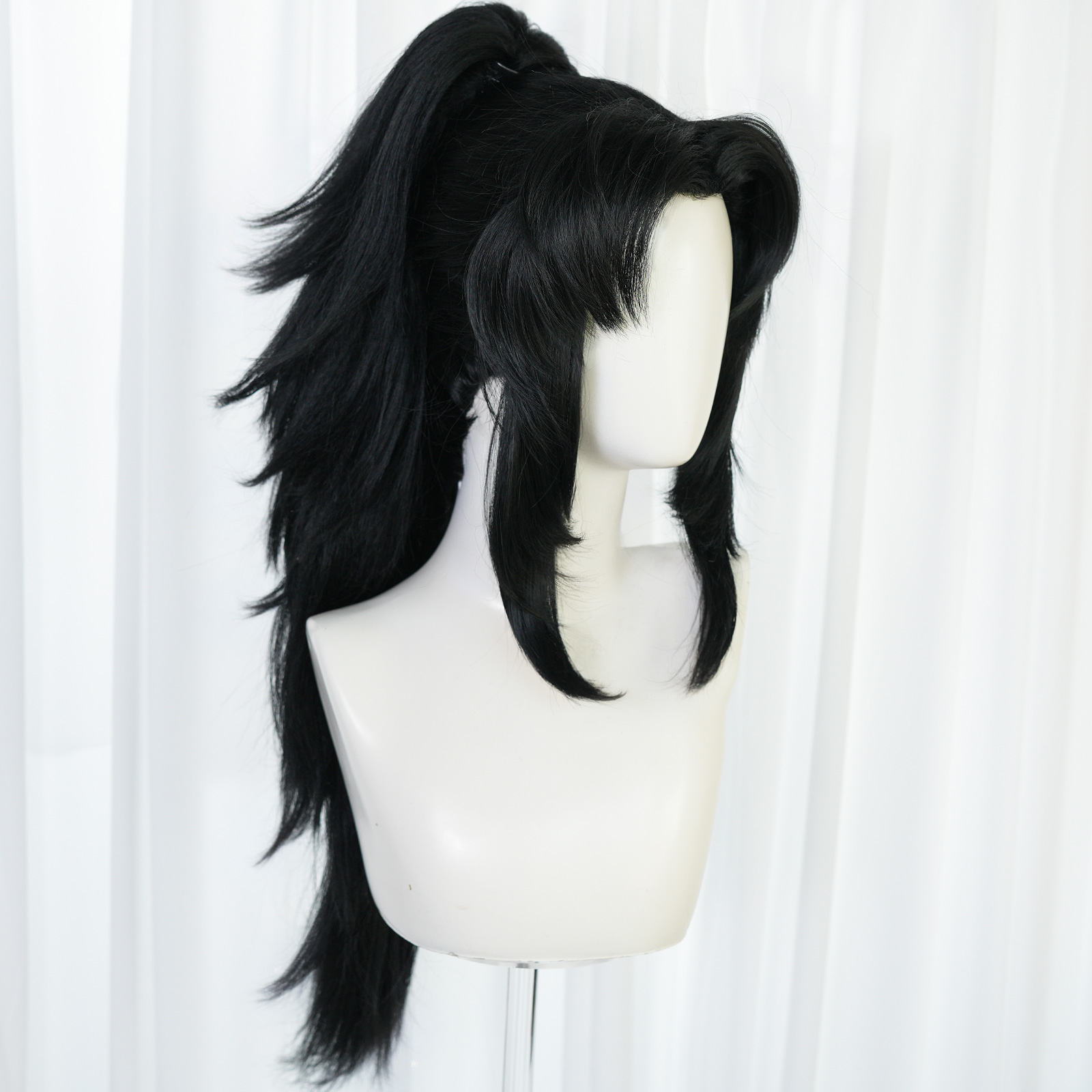 Anime cosplay wig black hairst - Cosplay Anime Expo reseña y precio