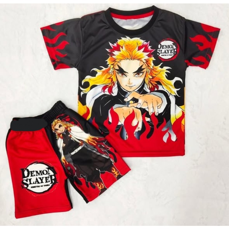 Demon Slayer Kids T-shirt Shor - Anime Cosplay Tanjiro reseña y precio
