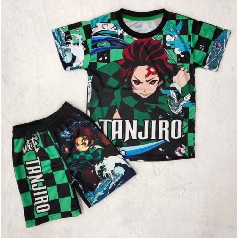 Demon Slayer Kids T-shirt Shor - Anime Cosplay Tanjiro reseña y precio
