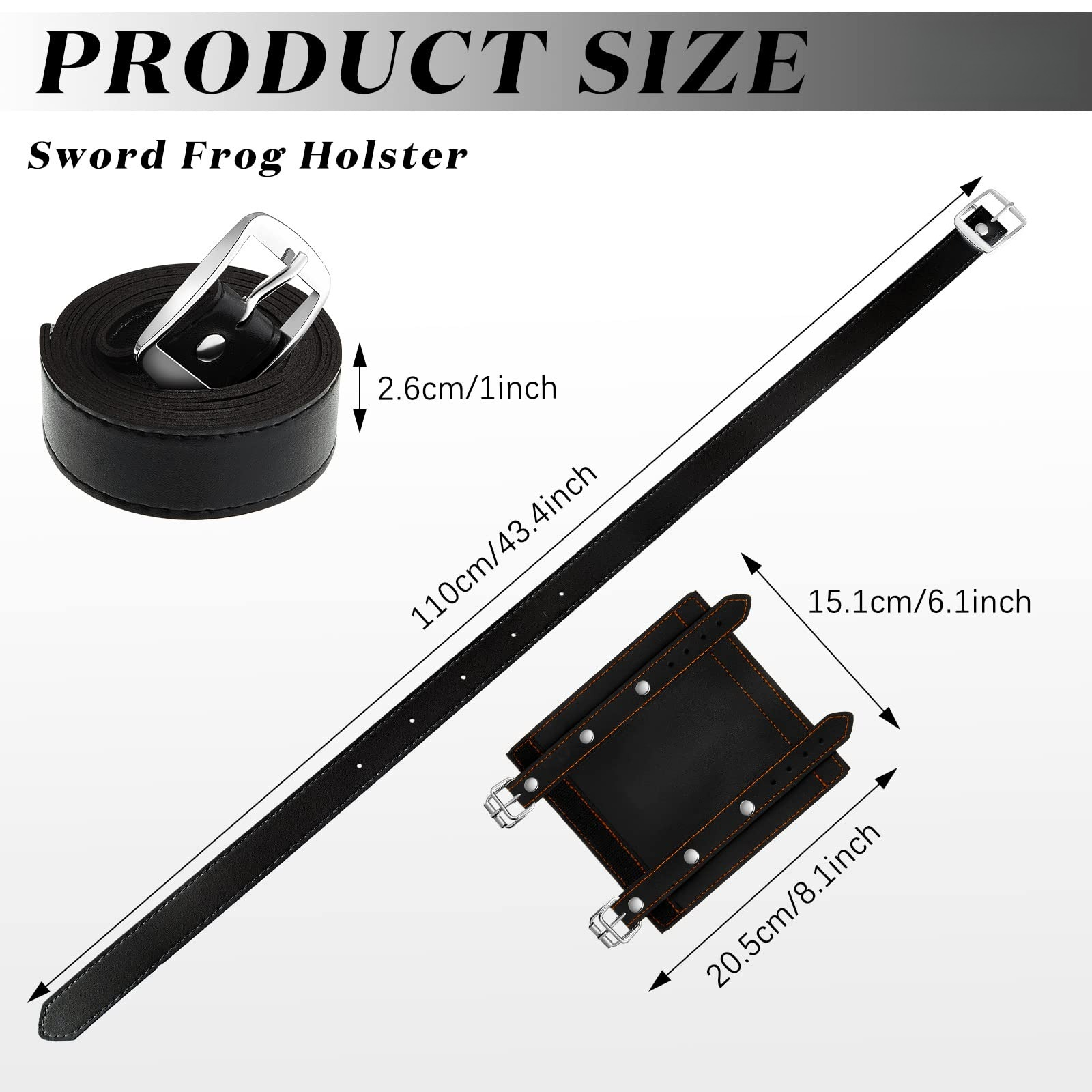 PU Leather Sword Belt Holster  - Anime Cosplay Real reseña y precio