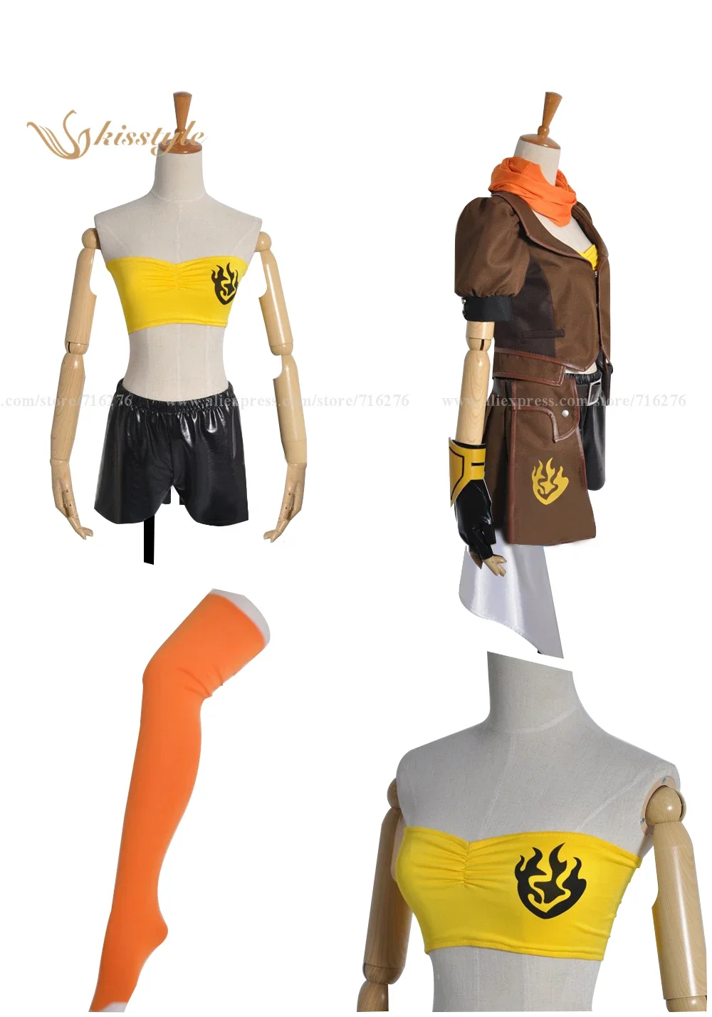 Anime anime ruby Yellow Traile - Anime Yang Cosplay reseña y precio