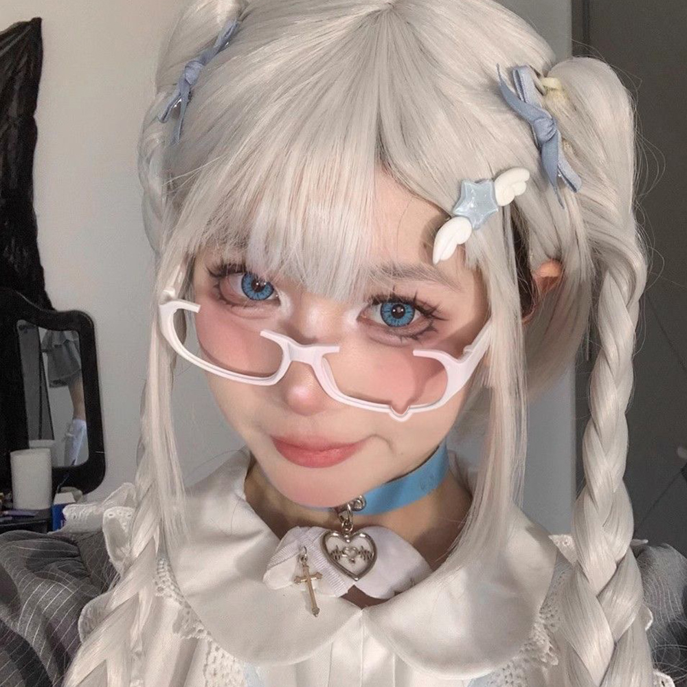 Japanese Anime Crying Eyeglass - Anime Cosplay Korean Girl reseña y precio