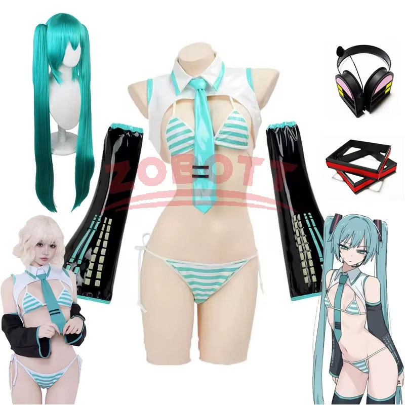 Anime Miku Cosplay Miku Formul - Anime Cosplay Bikini reseña y precio