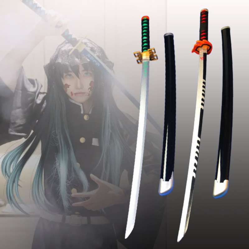 41in/104cm Demon Slayer Katana - Anime Cosplay Real reseña y precio