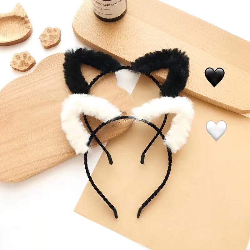 Cute Furry Kitten Ears Hairban - Anime Cosplay Korean Girl reseña y precio