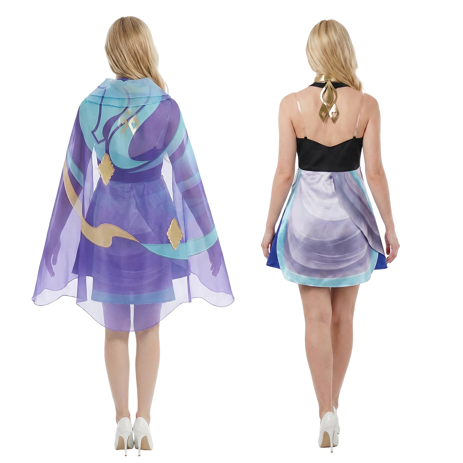 Dolia Dress with Headscarf Cos - Anime Cosplay Party reseña y precio