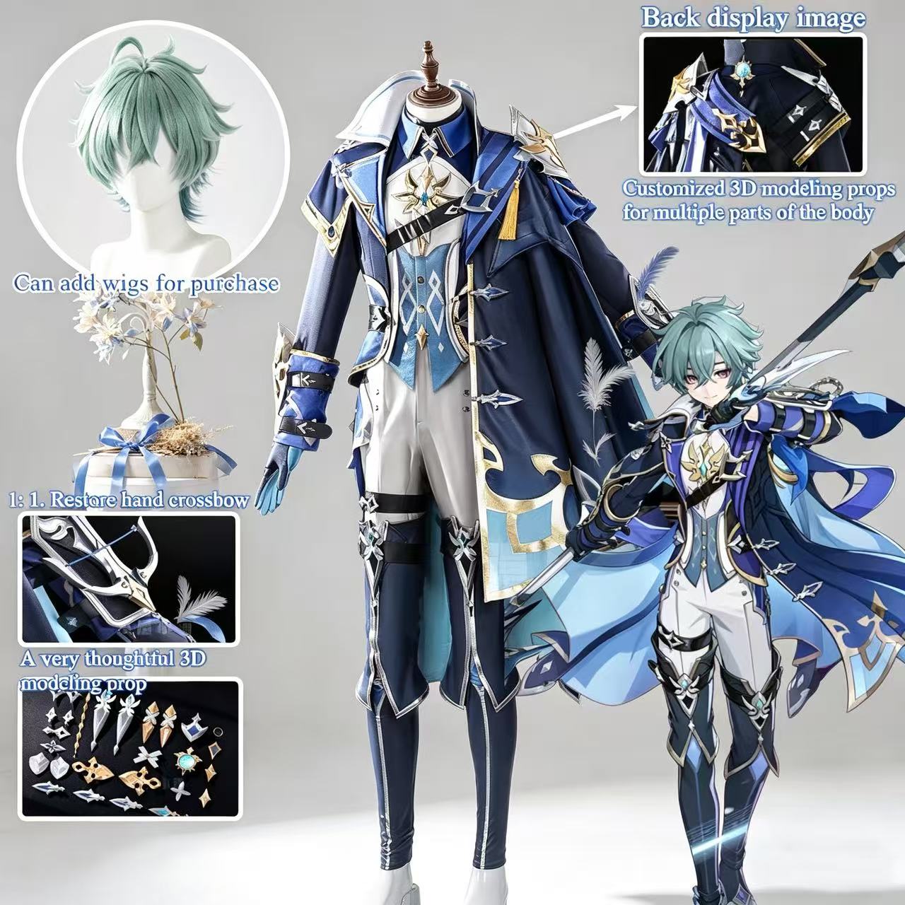 Lohen cosplay Game Cosplay Ser - Anime Cosplay Seri reseña y precio