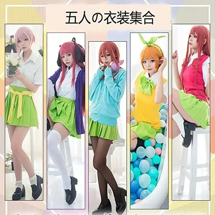 2026 Halloween Cosplay Anime Q - Quintuplets Anime Cosplay reseña y precio