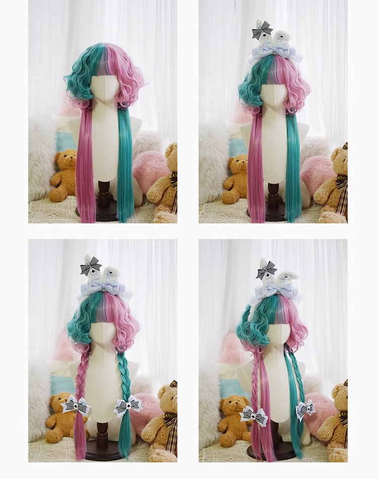 Jellyfish Head Wig Synthetic L - Anime Yang Cosplay reseña y precio